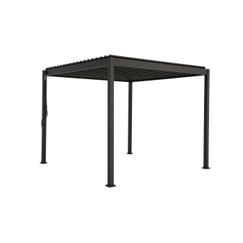 Záhradná pergola MIRADOR 88 Basic 3 x 3 m antracitová